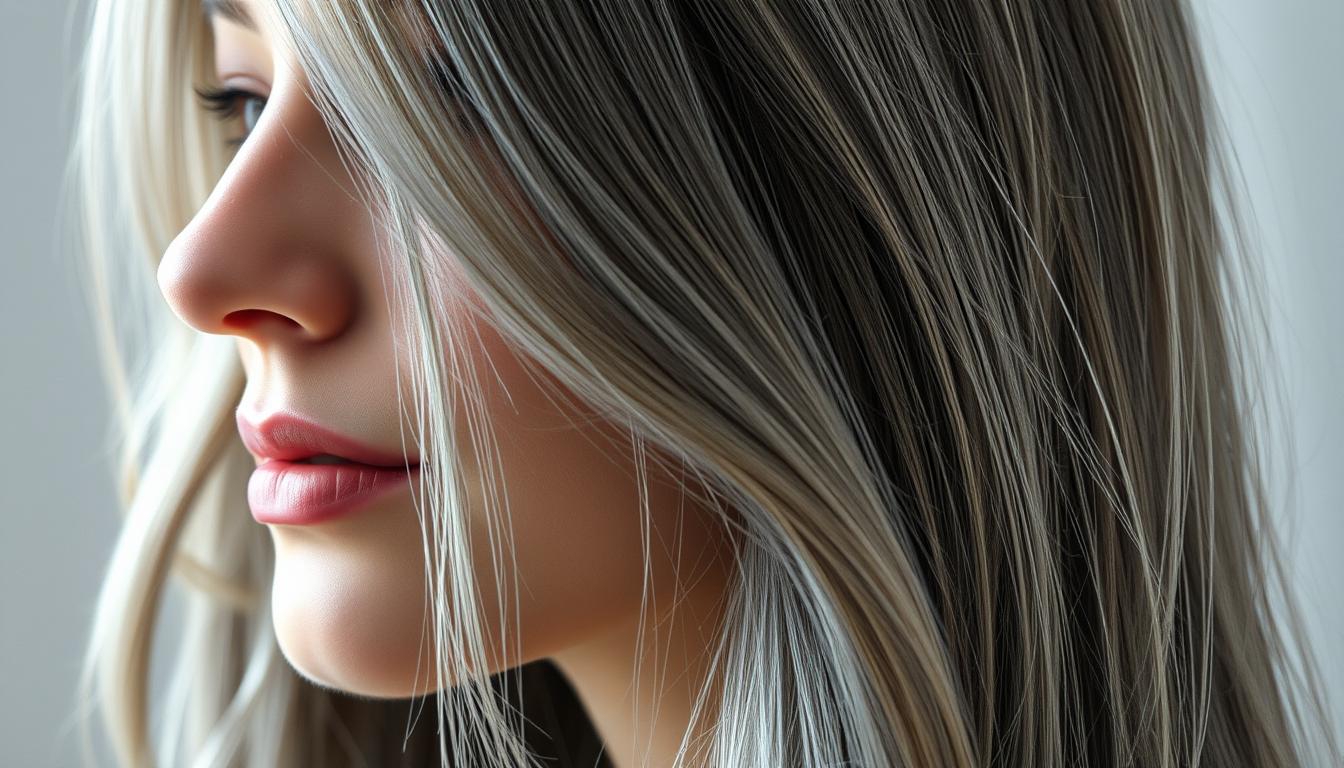 Graue Haare färben Techniken