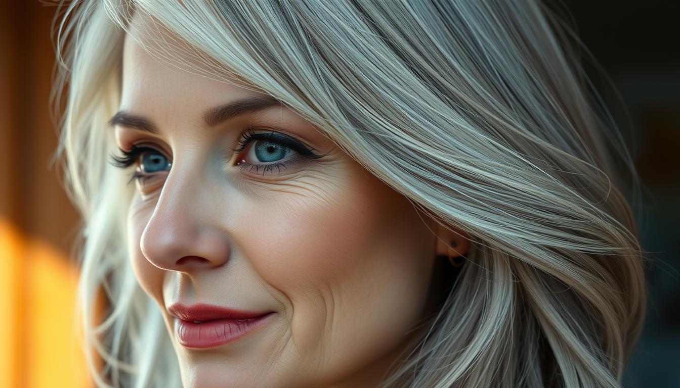 Haarfarben für graues Haar