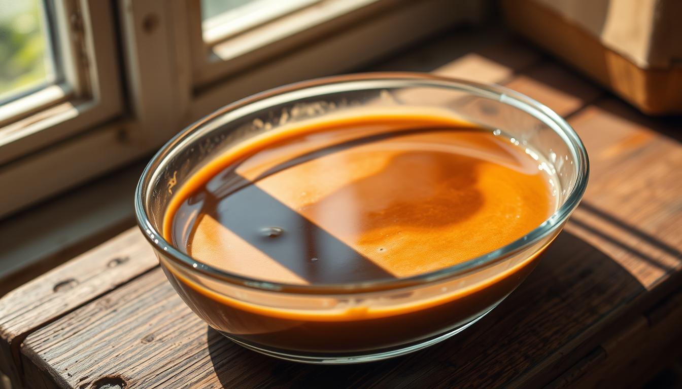 Kaffee-Amaretto-Tränkung für veganes Tiramisu