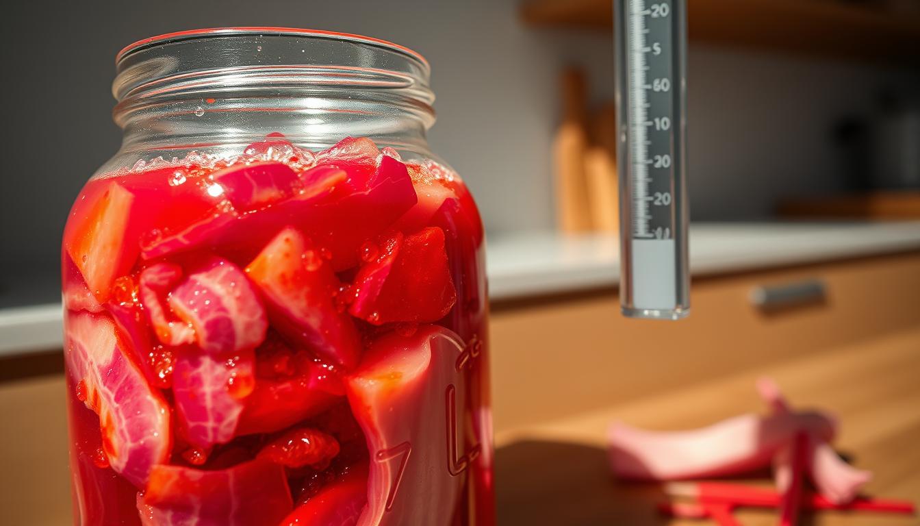 Kimchi Salzkonzentration Fermentationsprozess