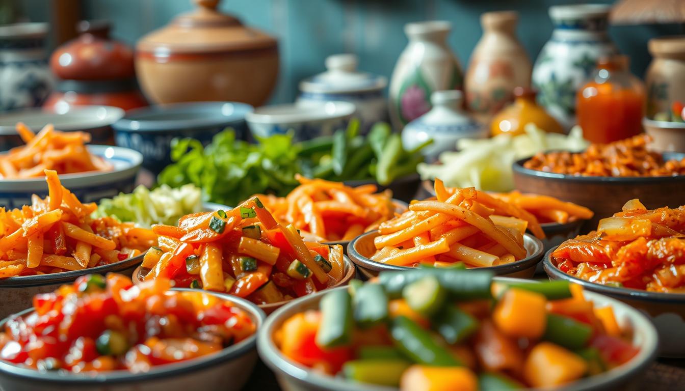 Kimchi Variationen in der koreanischen Küche
