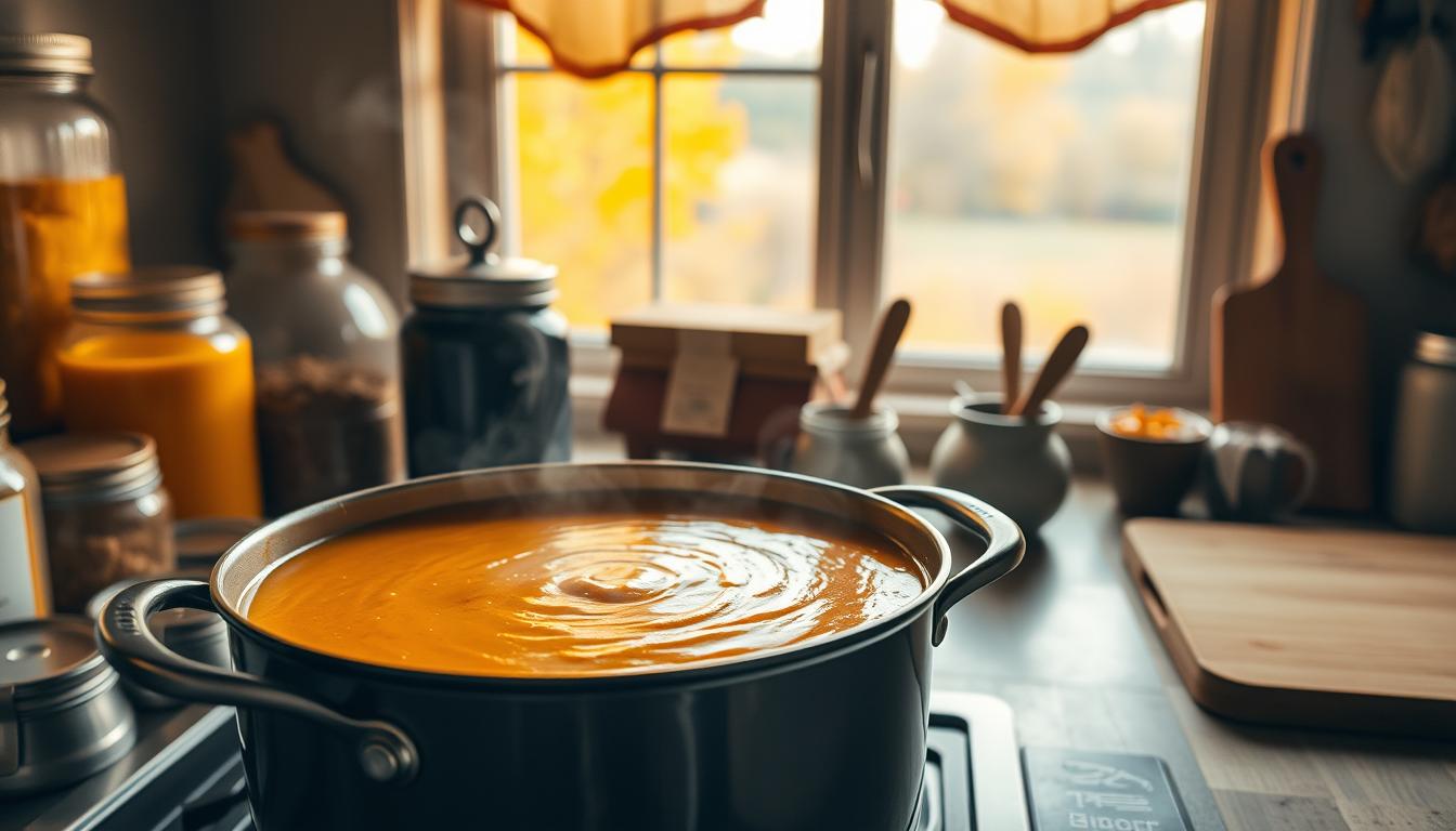 Kürbissuppe aufbewahren und zubereiten