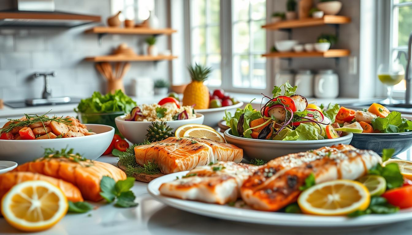 Leichte Sommergerichte mit Fisch