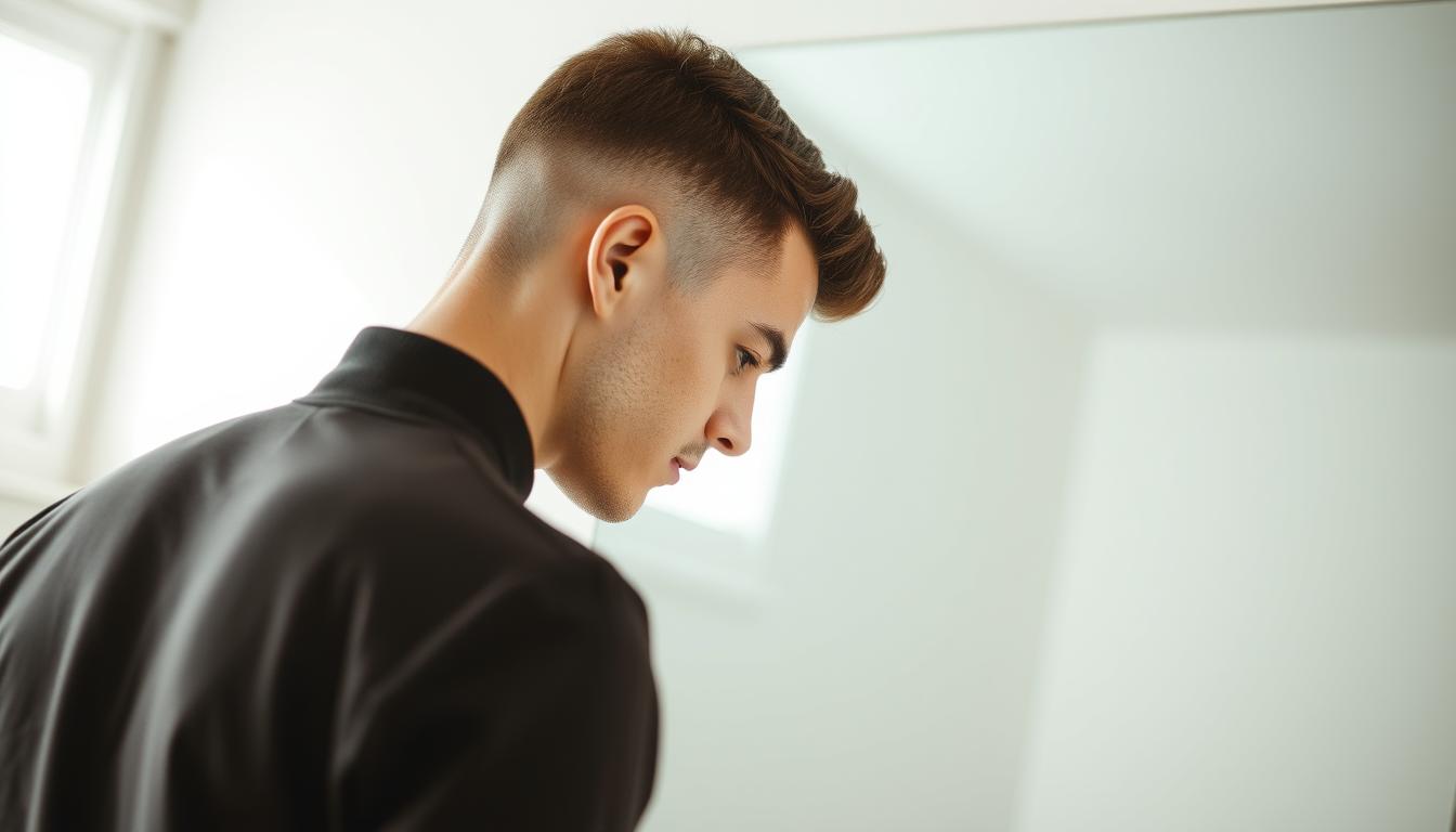 Männer Kurzhaarfrisur selbst schneiden