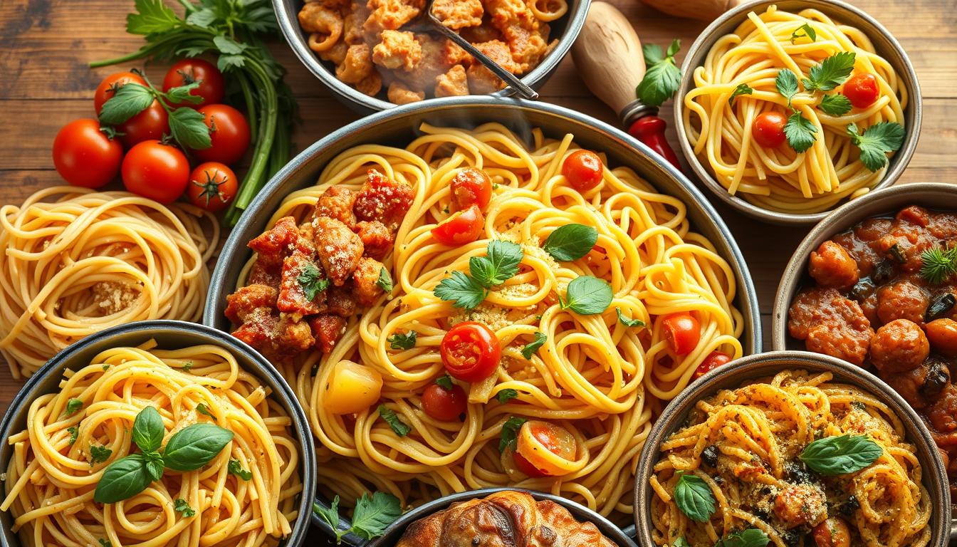 One-Pot-Pasta Variationen