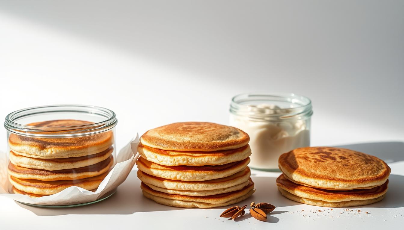 Vegane Pfannkuchen Aufbewahrung