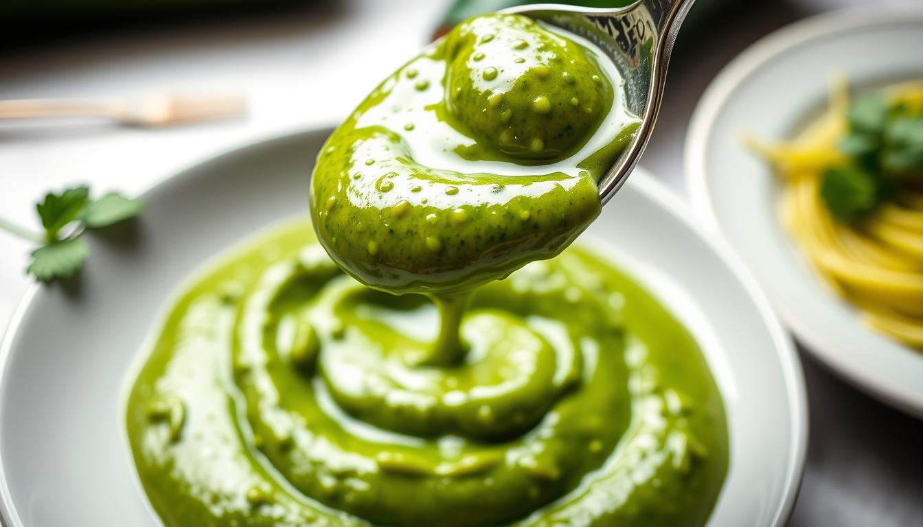 Vegane Zucchini-Sauce Zubereitung