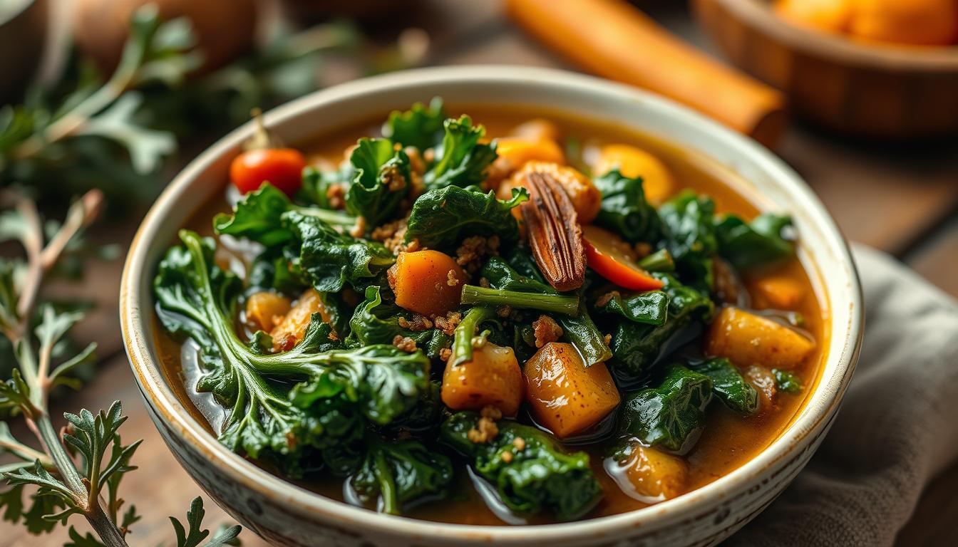 Veganer Grünkohl Wintergericht