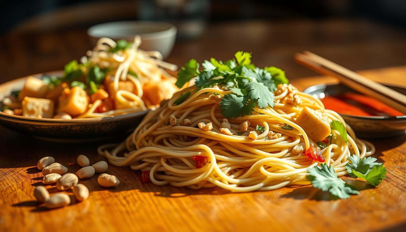 Veganes Pad Thai Zubereitung